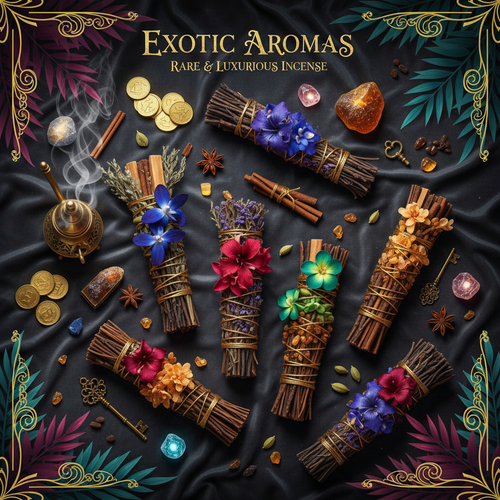 Exotic Incense Bundle 10-Pack by DD's Skin Care Plug